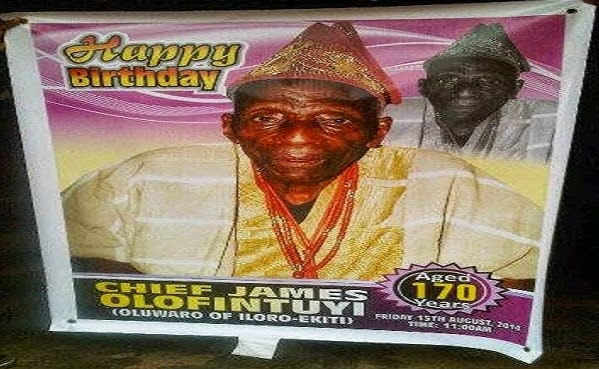 ナイジェリア出身のJames Olofintuyiさん（170歳）
