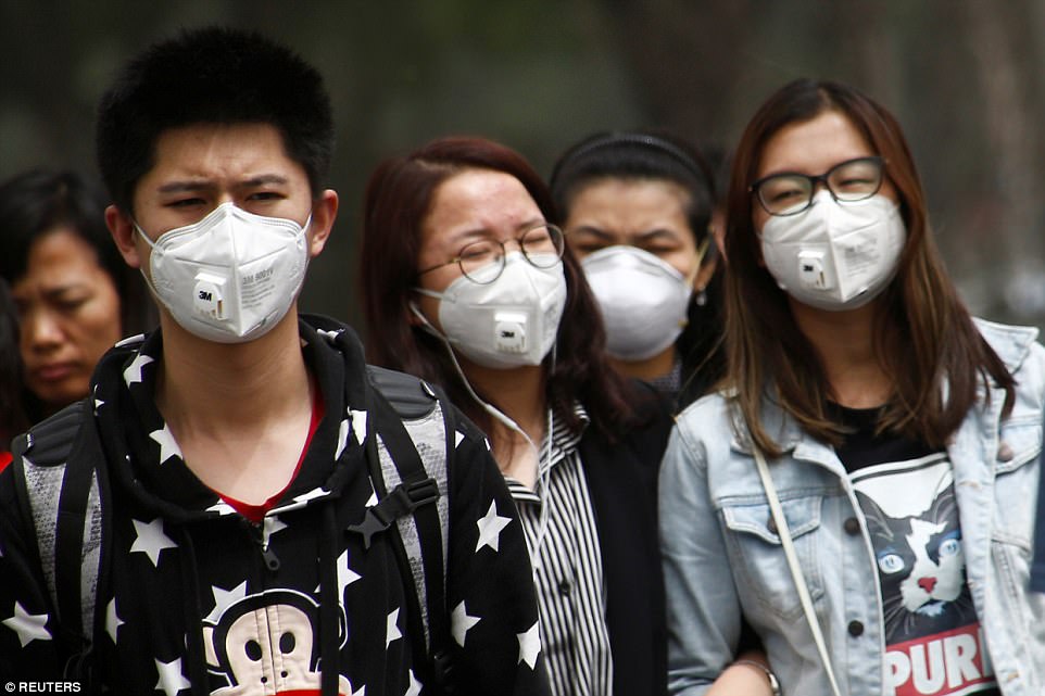 中国北京の大気汚染