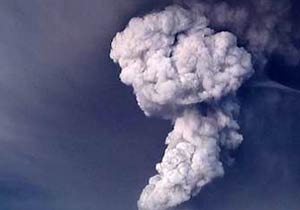 アイスランドの火山爆発