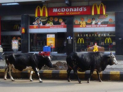 インドの街の風景