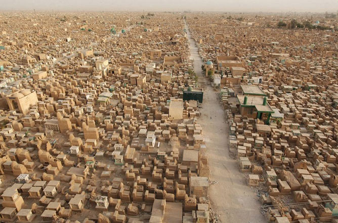 世界最大規模のイスラム墓地