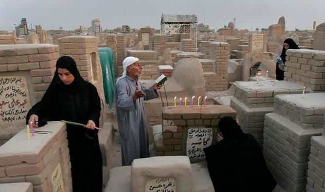 世界最大規模のイスラム墓地