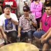 アメリカ先住民の祭りパウワウの太鼓