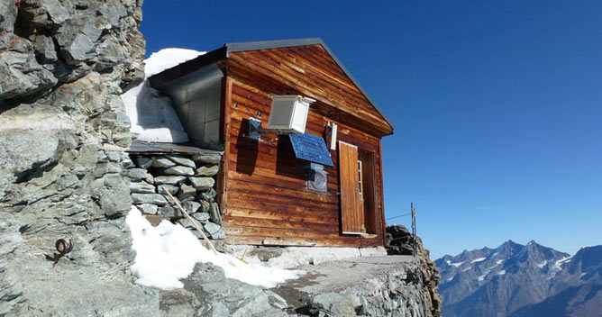 マッターホルン最高度の山小屋