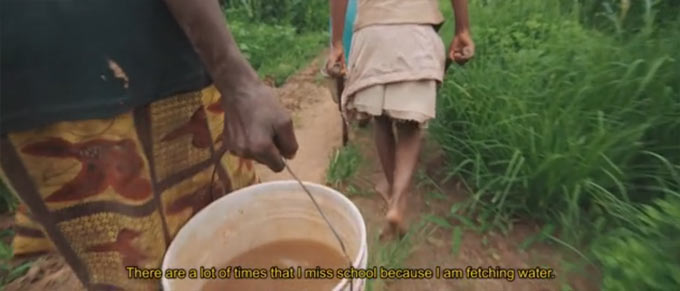 ザンビアの子供たちにきれいな水を